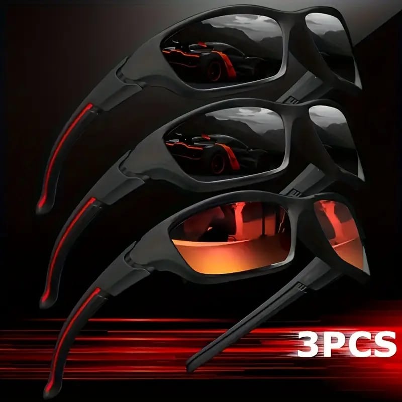 GAFAS LENTES SET DE 3 POLARIZADAS  HOMBRE GAF2